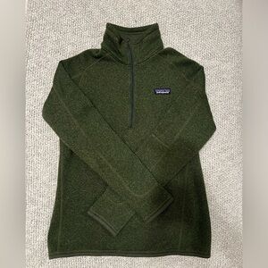 Green Patagonia Women's Better Sweater® 1/4-Zip Fleece